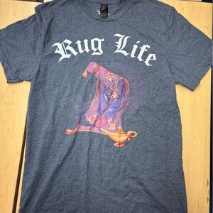 Disney’s Aladdin Gray Rug Life Graphic T-Shirt